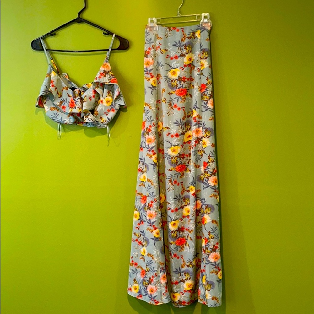 2 piece skirt and top